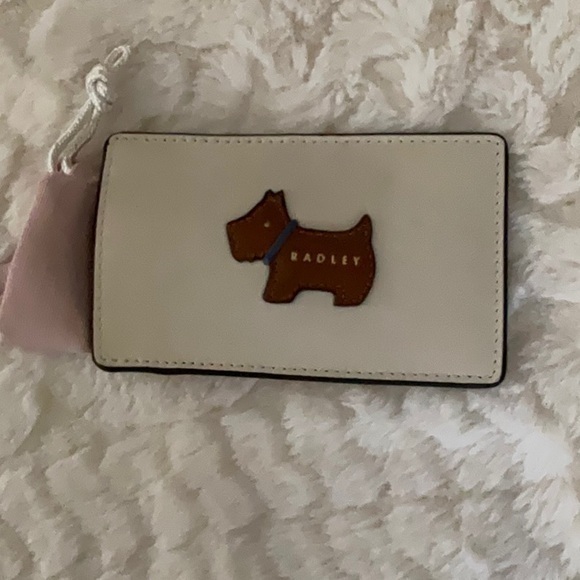 Radley Cream Card Holder with Dog Motif - Picture 2 of 2